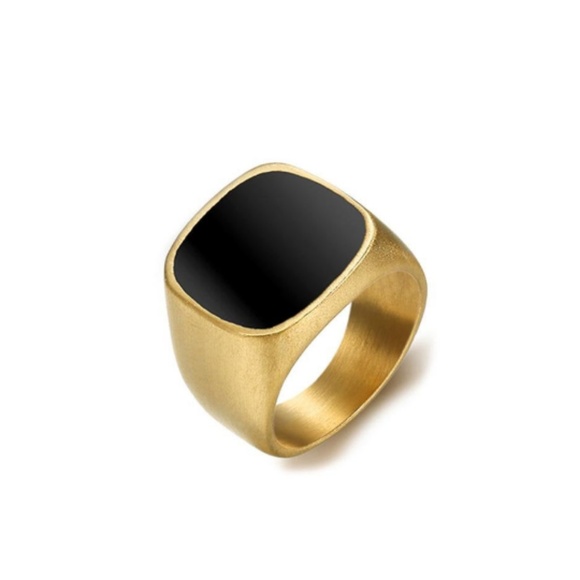 Mens Fashion Jewelry Accessories Yellow Black Or White Square